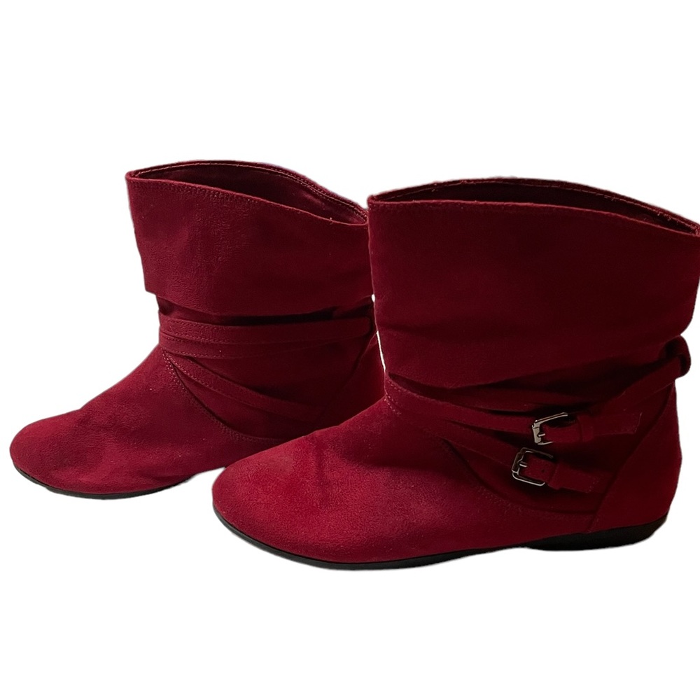 Lower East Side Winter Booties in Burgundy